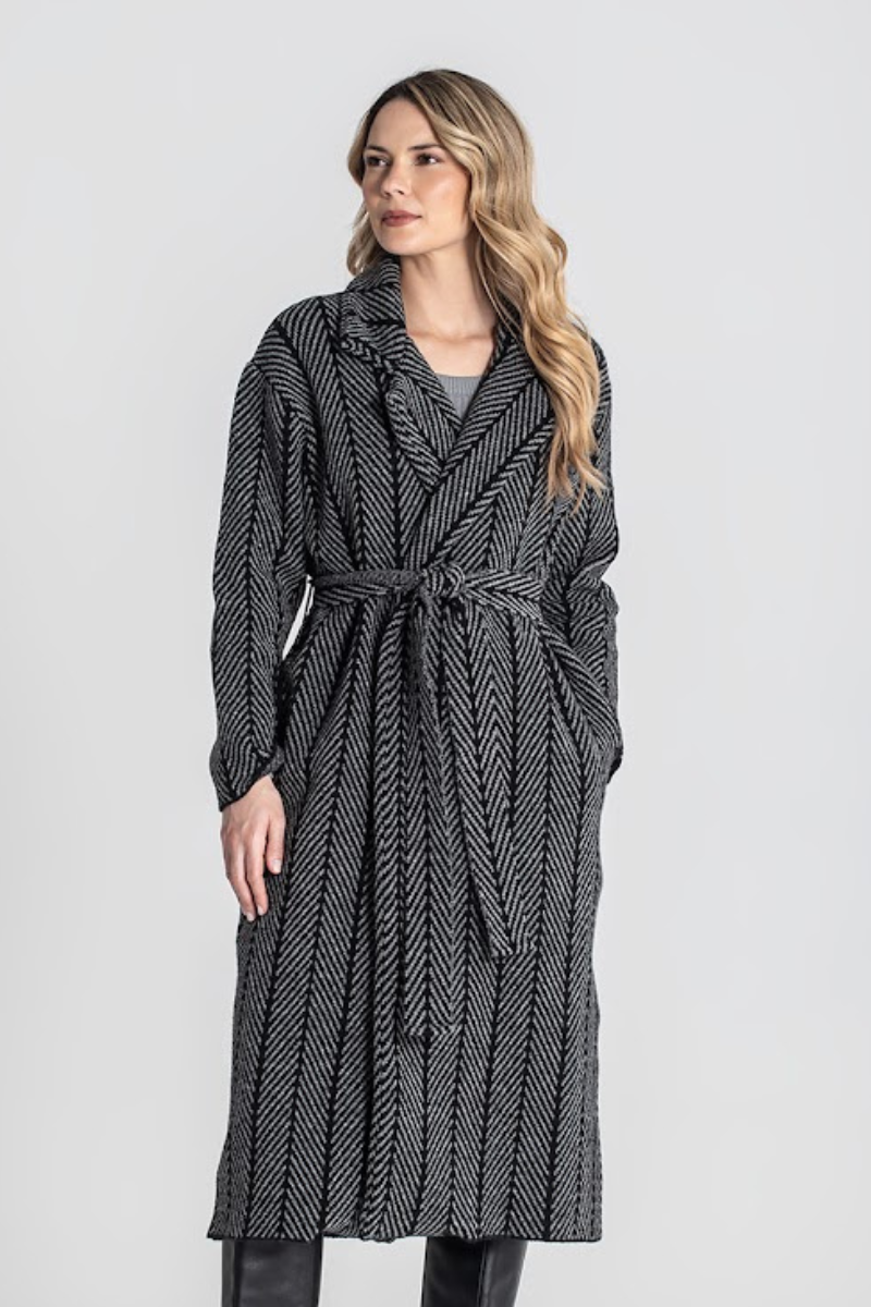 Abrigo Espiga Antracita - RUGA