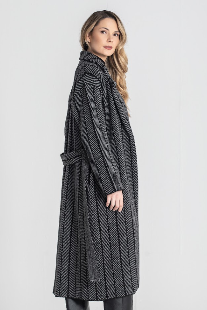 Sobretudo Espinha Antracite - RUGA