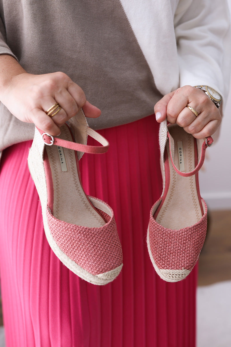 Alpercata Crochet Rosa - CORINA