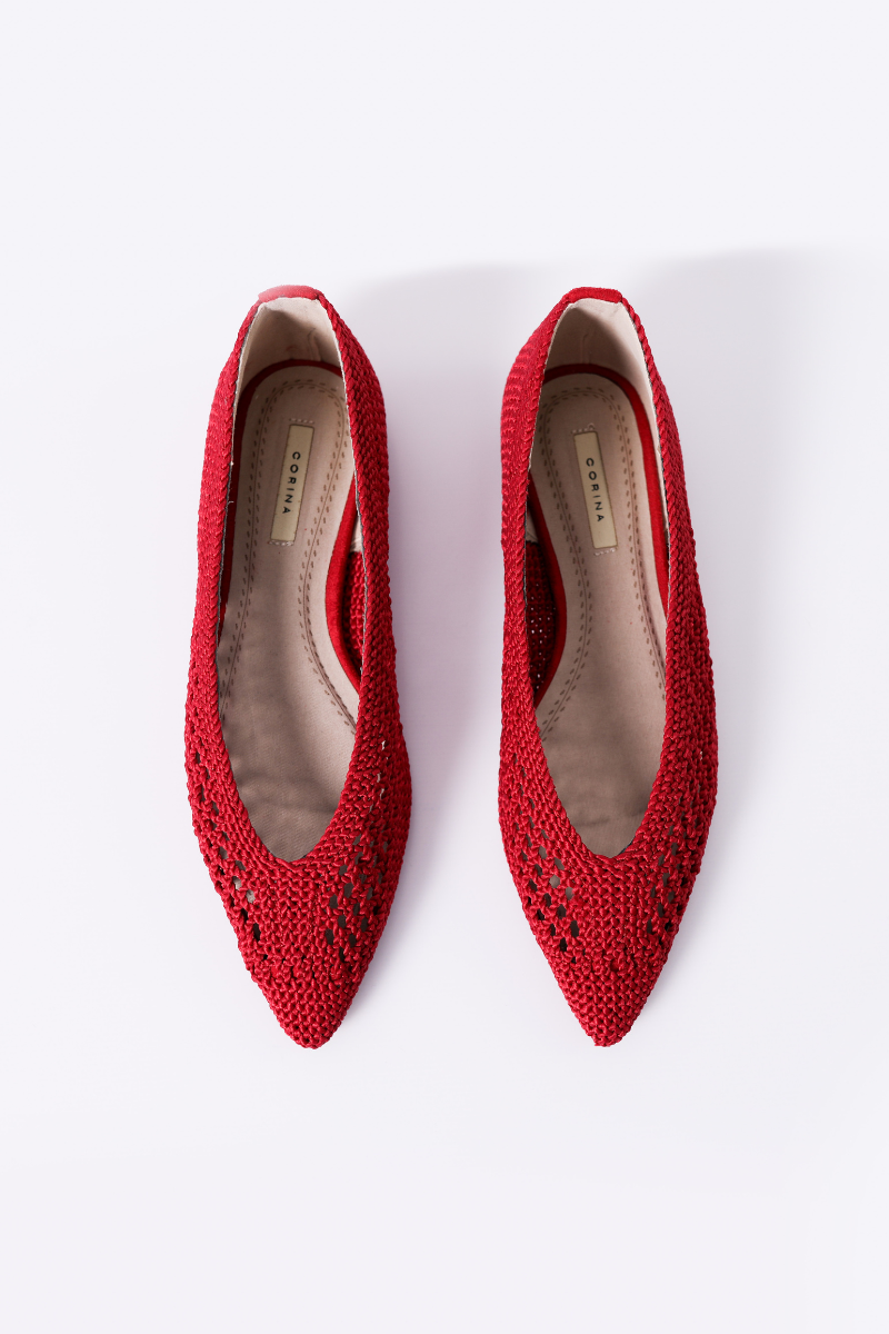 Bailarina Plana Roja - CORINA