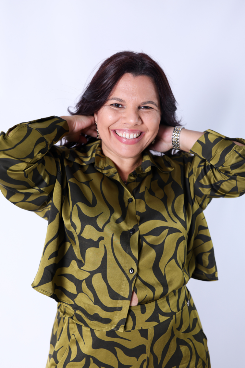 Blusa Floral Verde - RUGA