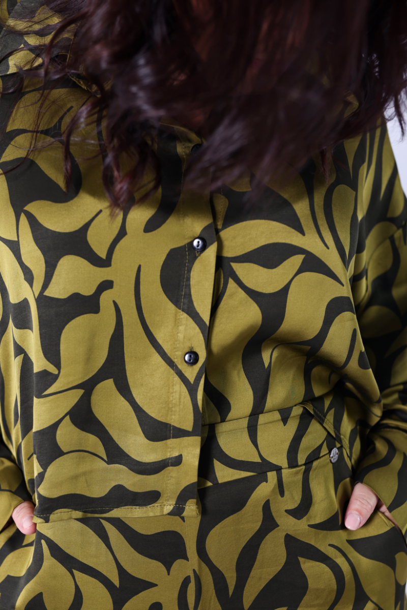 Blusa Floral Verde - RUGA