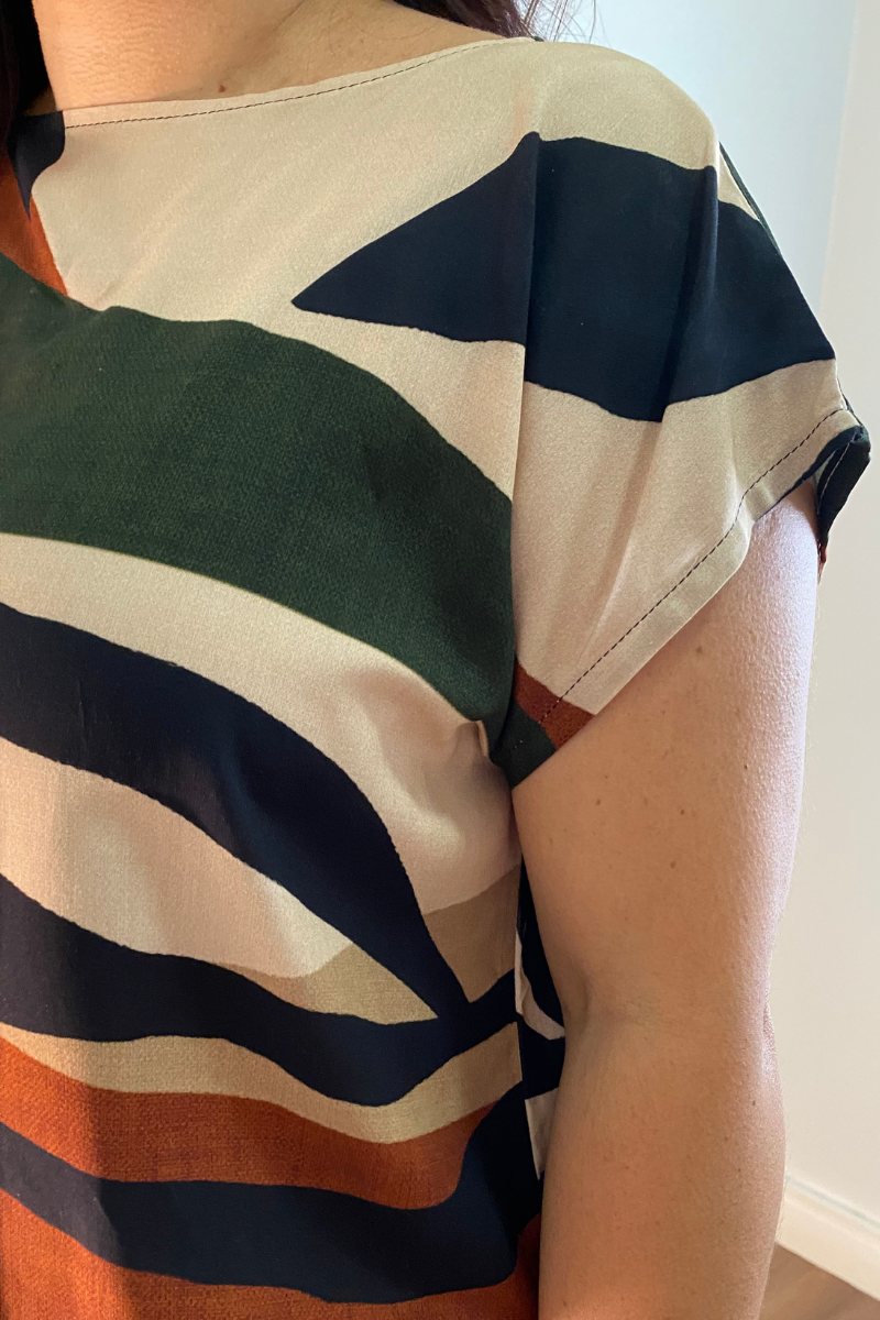 Blusa Estampado Geométrico