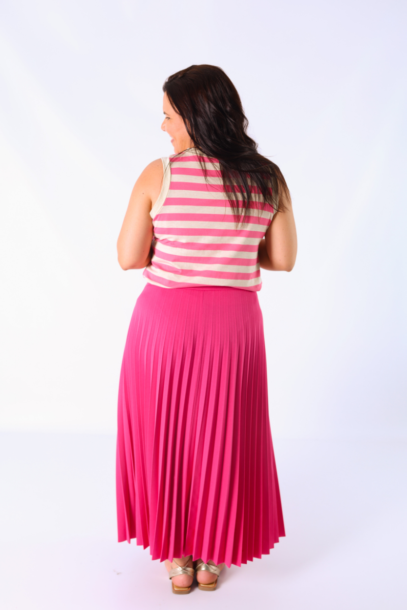 Blusa Yara Riscas Rosa