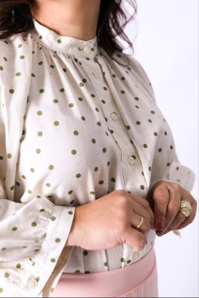 Blusa Lyra Dots Verde