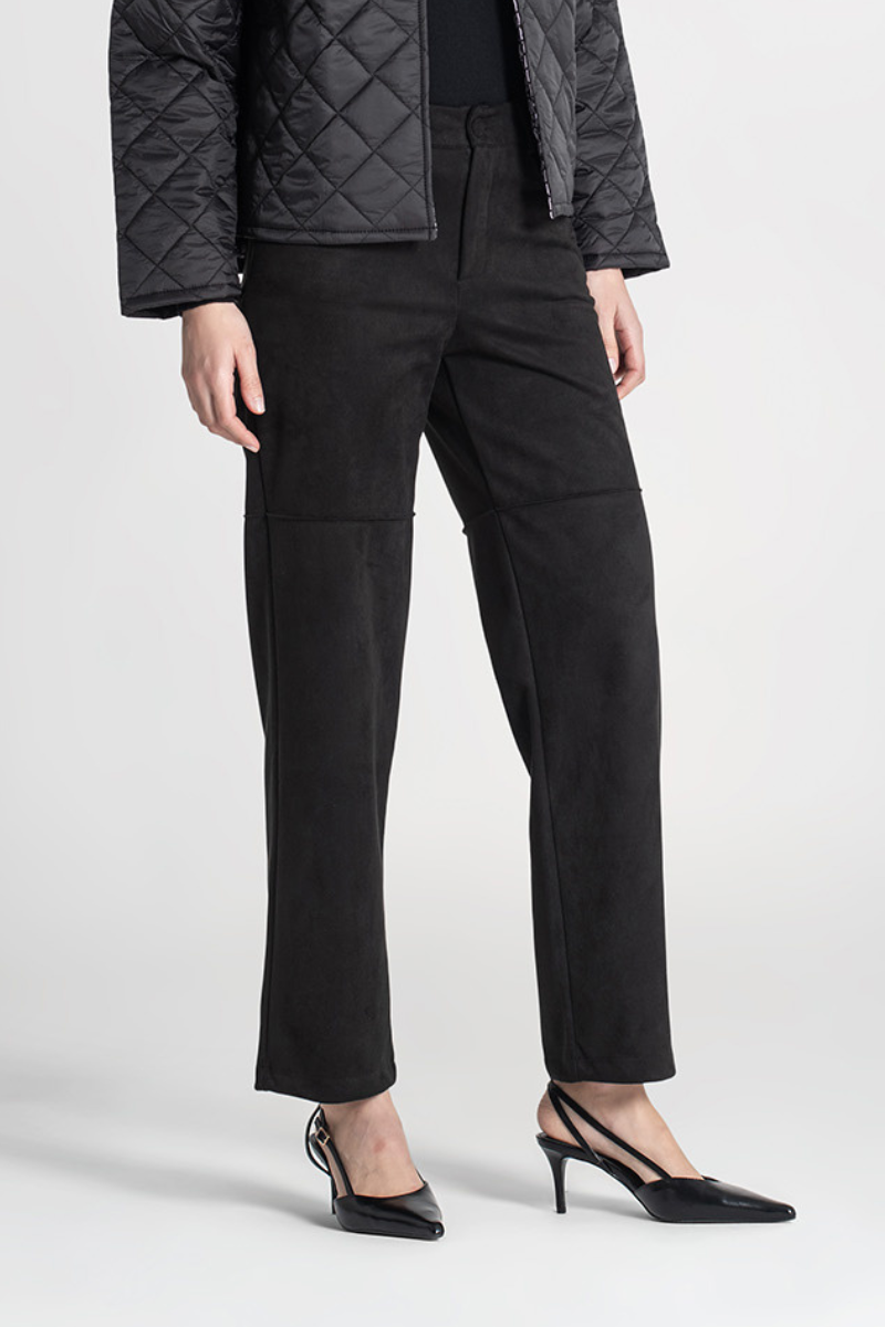 Pantalon en Daim Noir – RUGA