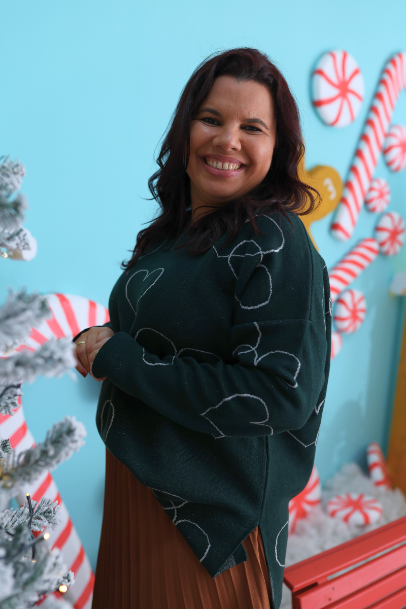 Jersey de Navidad Verde Corazón – RUGA