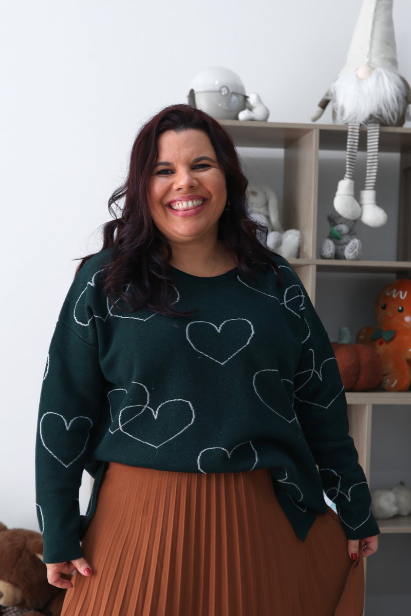 Jersey de Navidad Verde Corazón – RUGA