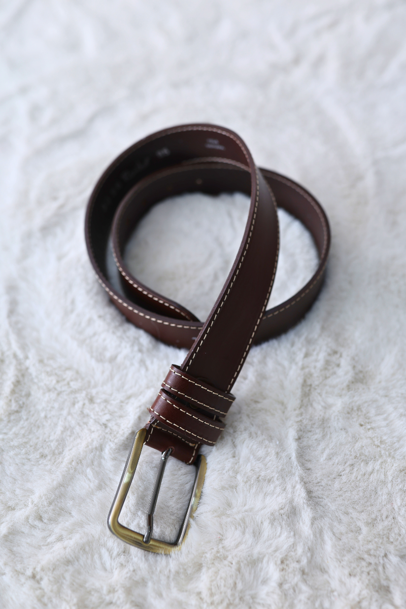 Cinturón Celeiro de Piel Marrón – RUIKA