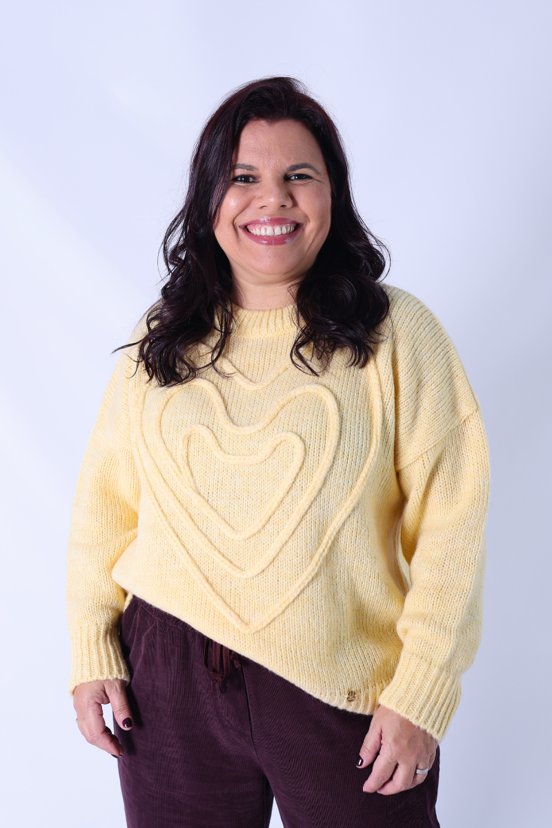 Camisola Coração Amarelo - RUGA