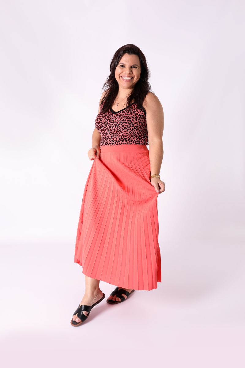 Sandalia Plana Negra - CORINA