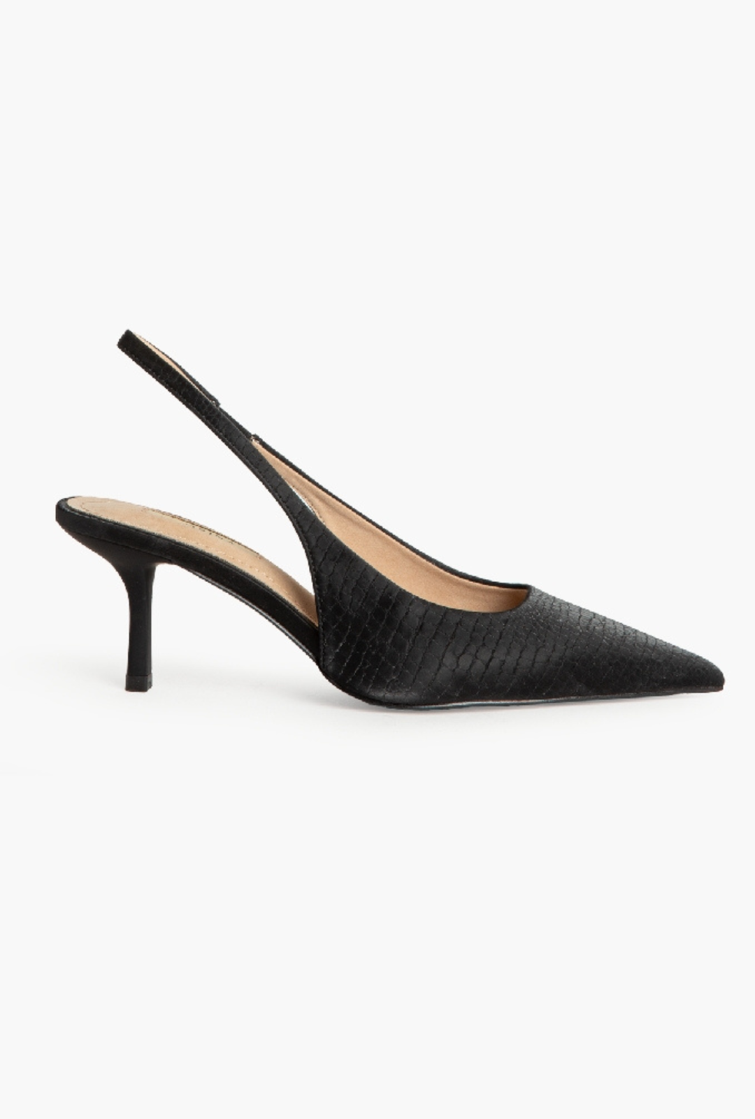 Sapato Slingback Preto - CORINA