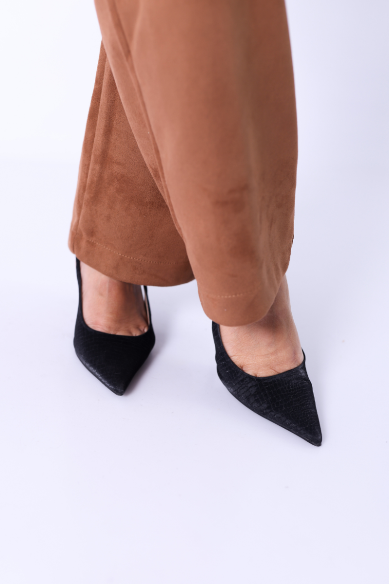 Sapato Slingback Preto - CORINA