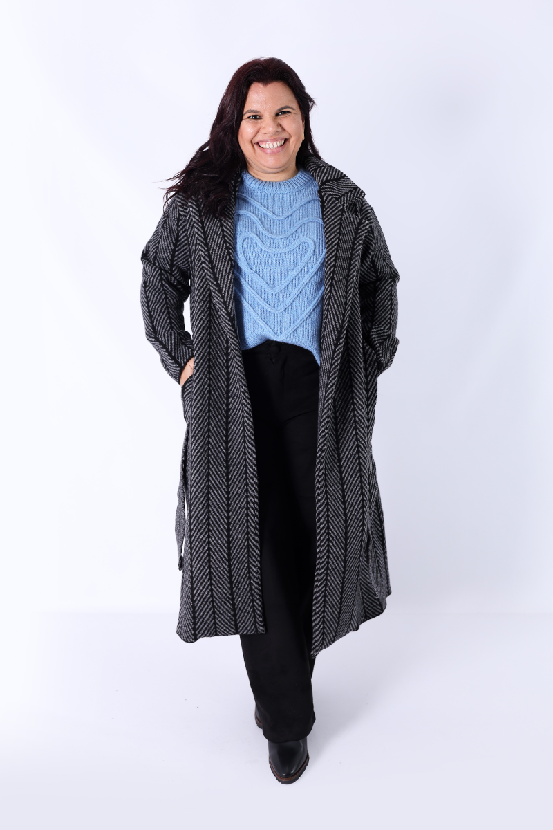 Abrigo Espiga Antracita - RUGA