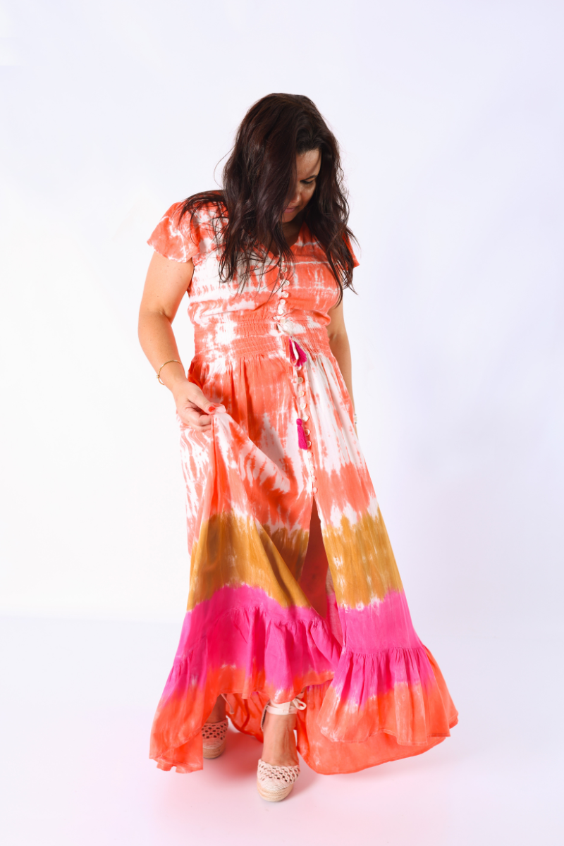 Vestido Luiza Laranja