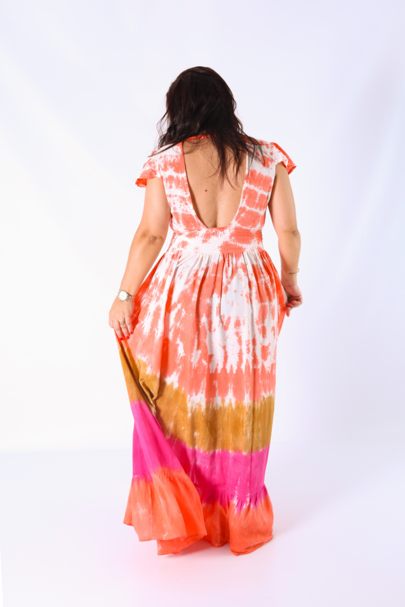 Vestido Luiza Laranja