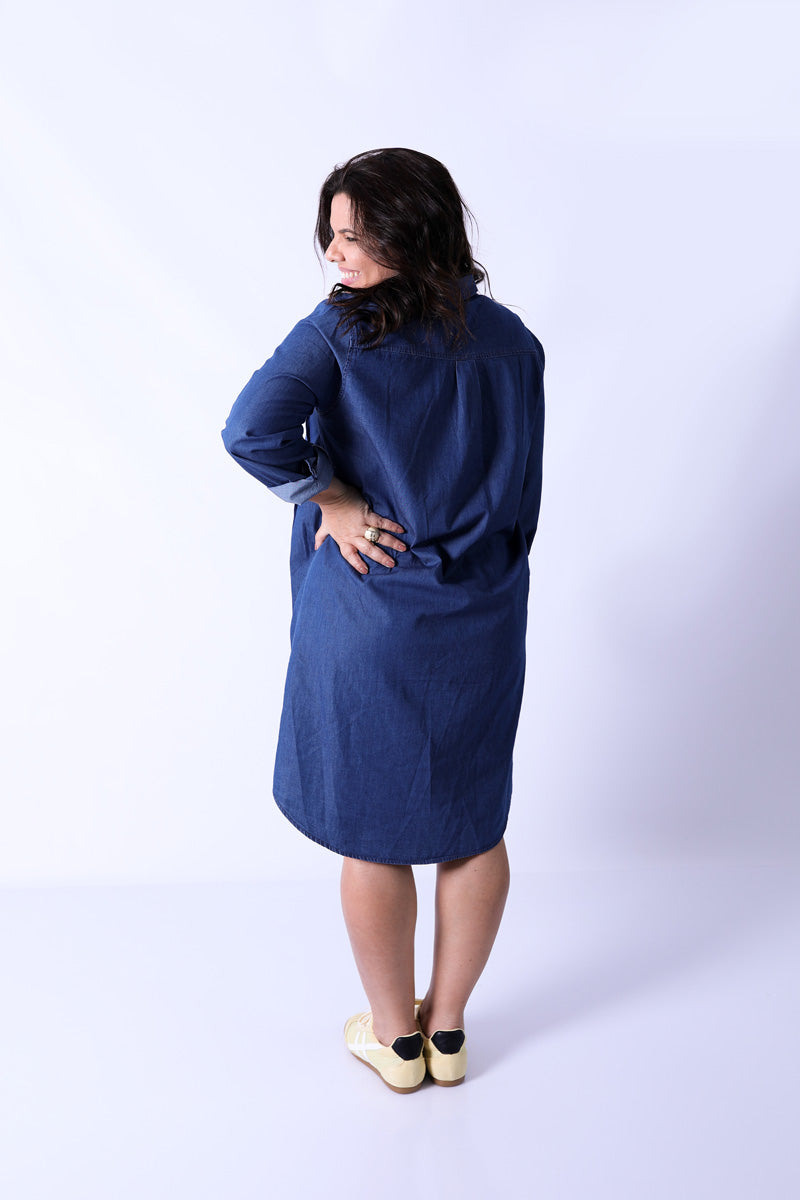 Vestido Camisero Vaquero