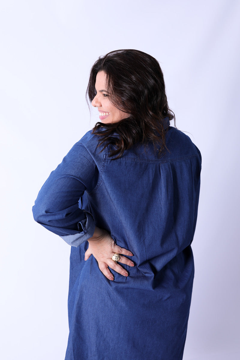 Vestido Camisero Vaquero