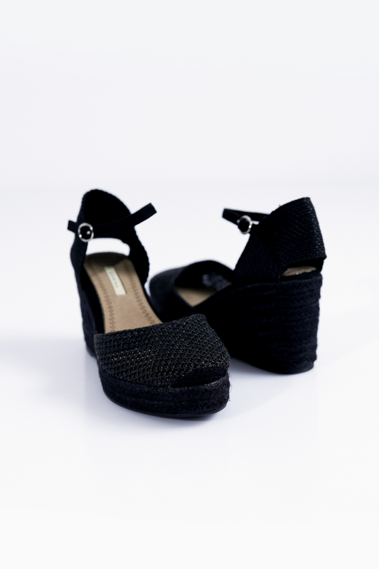 Alpercata Crochet Preta - CORINA