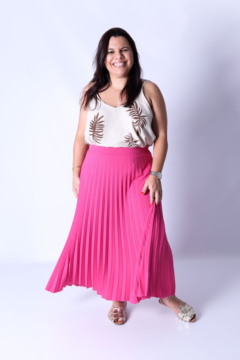 Blusa Follaje Lino