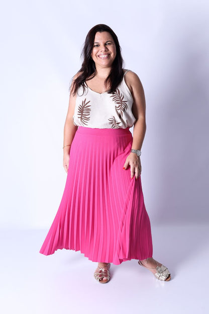 Blusa Follaje Lino