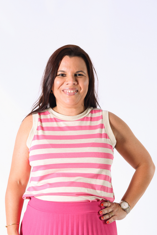 Blusa Yara Riscas Rosa