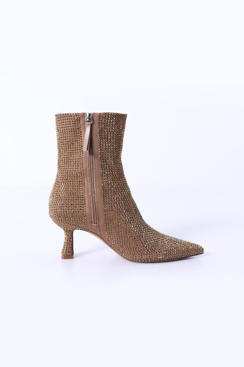 Bota com Brilho Dourada - CORINA