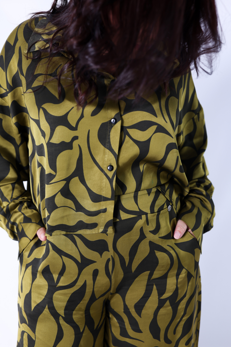 Calça Floral Verde - RUGA