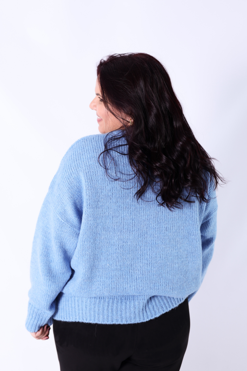 Pull Cœur Bleu – RUGA