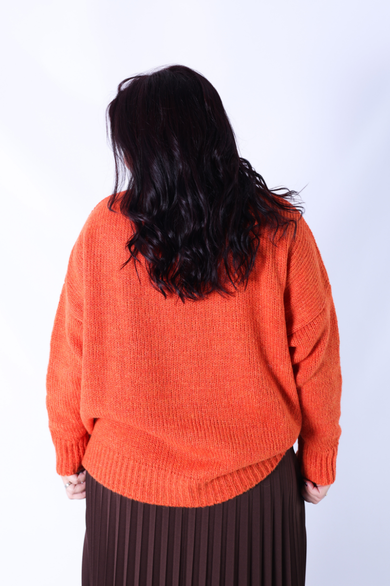 Pull Cœur Orange – RUGA