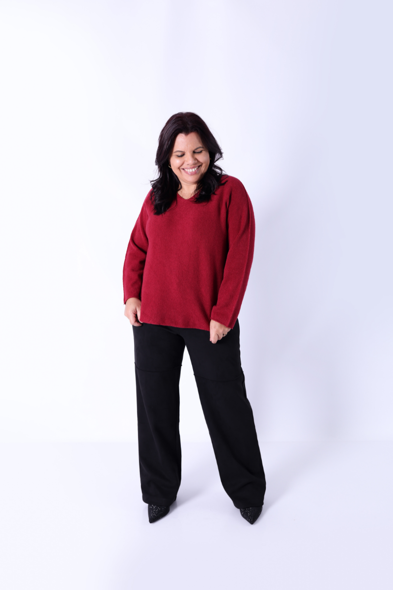 Camisola Malha Brisa Bordô