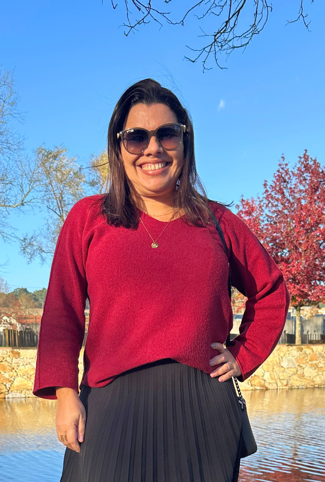 Camisola Malha Brisa Bordô