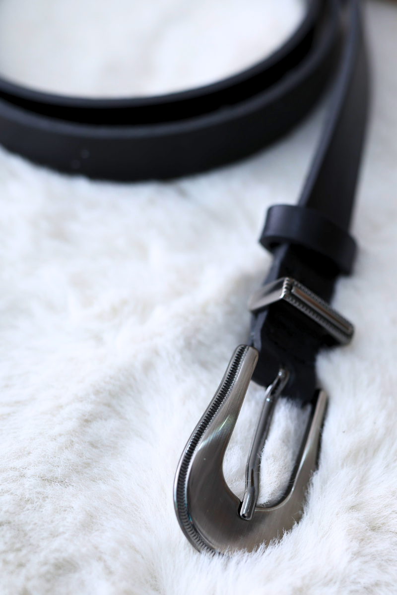 Cinturón Celeiro de Piel Negra – RUIKA