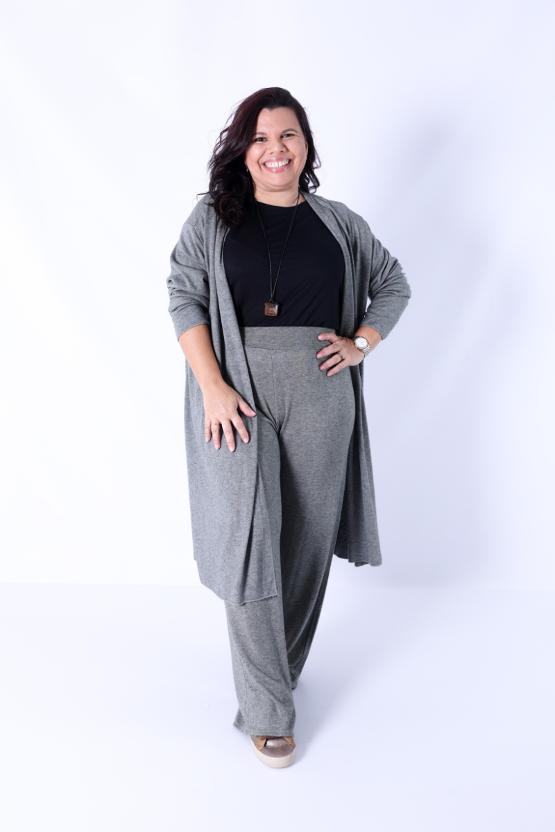Conjunto Malha Tina Verde