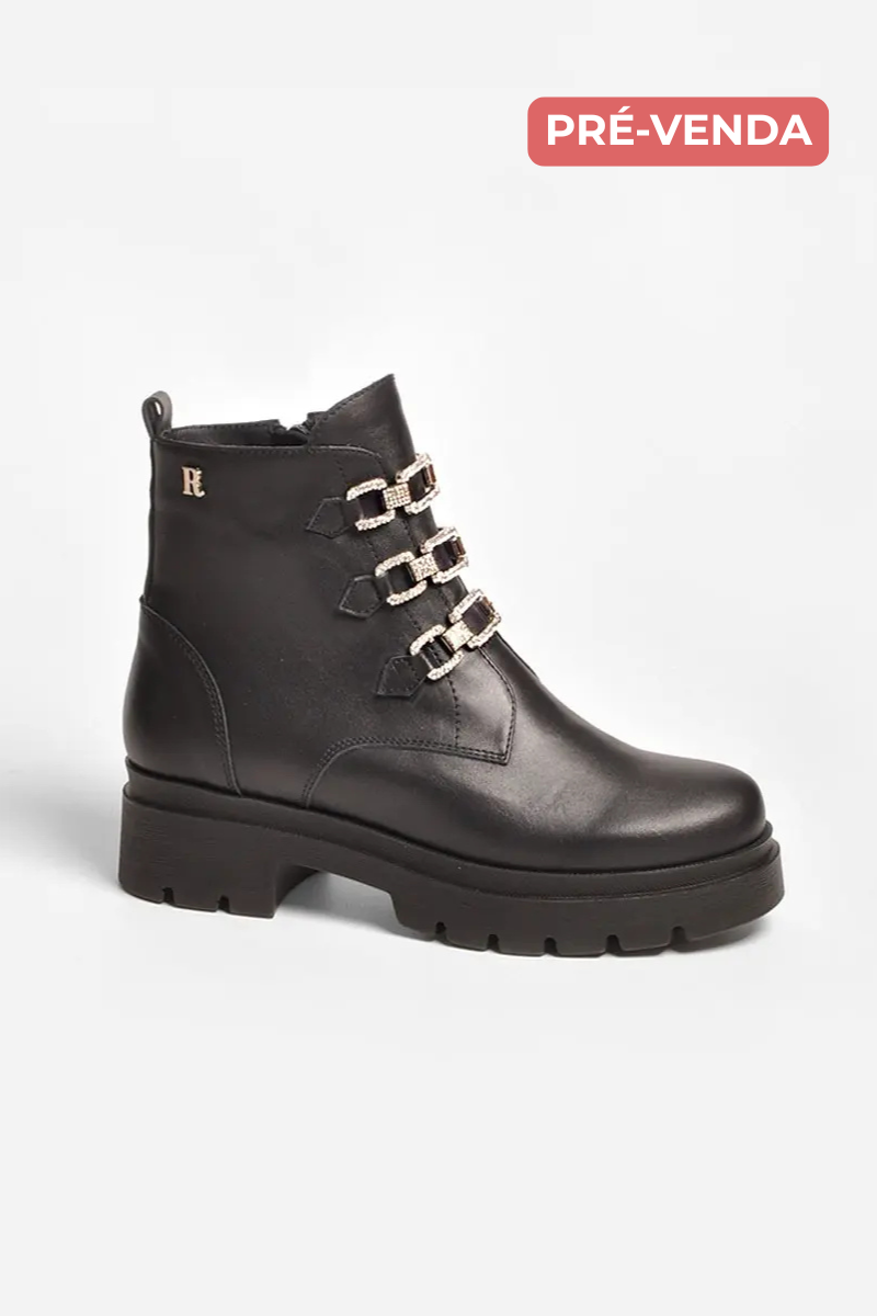 Botas de Piel Negra - RUIKA (PREVENTA)