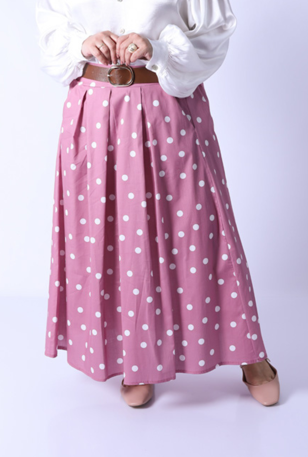 Falda Dots Rosa