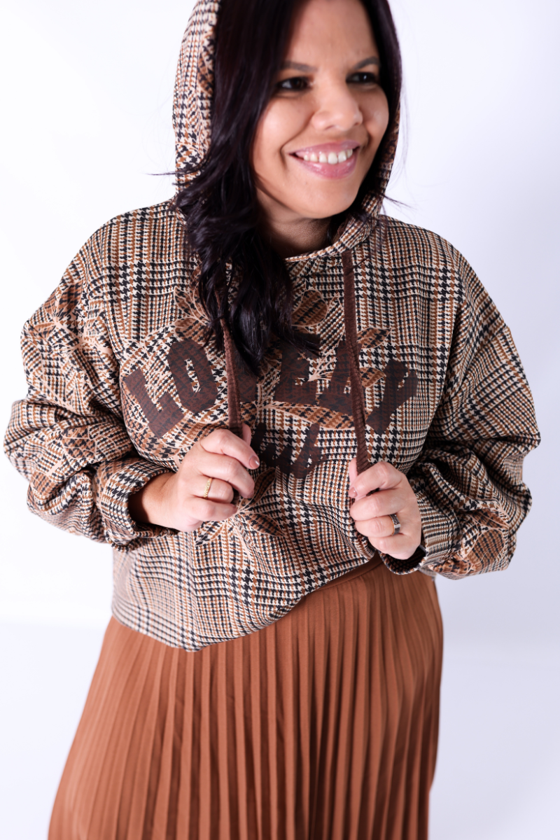 Sudadera Lovely Marrón
