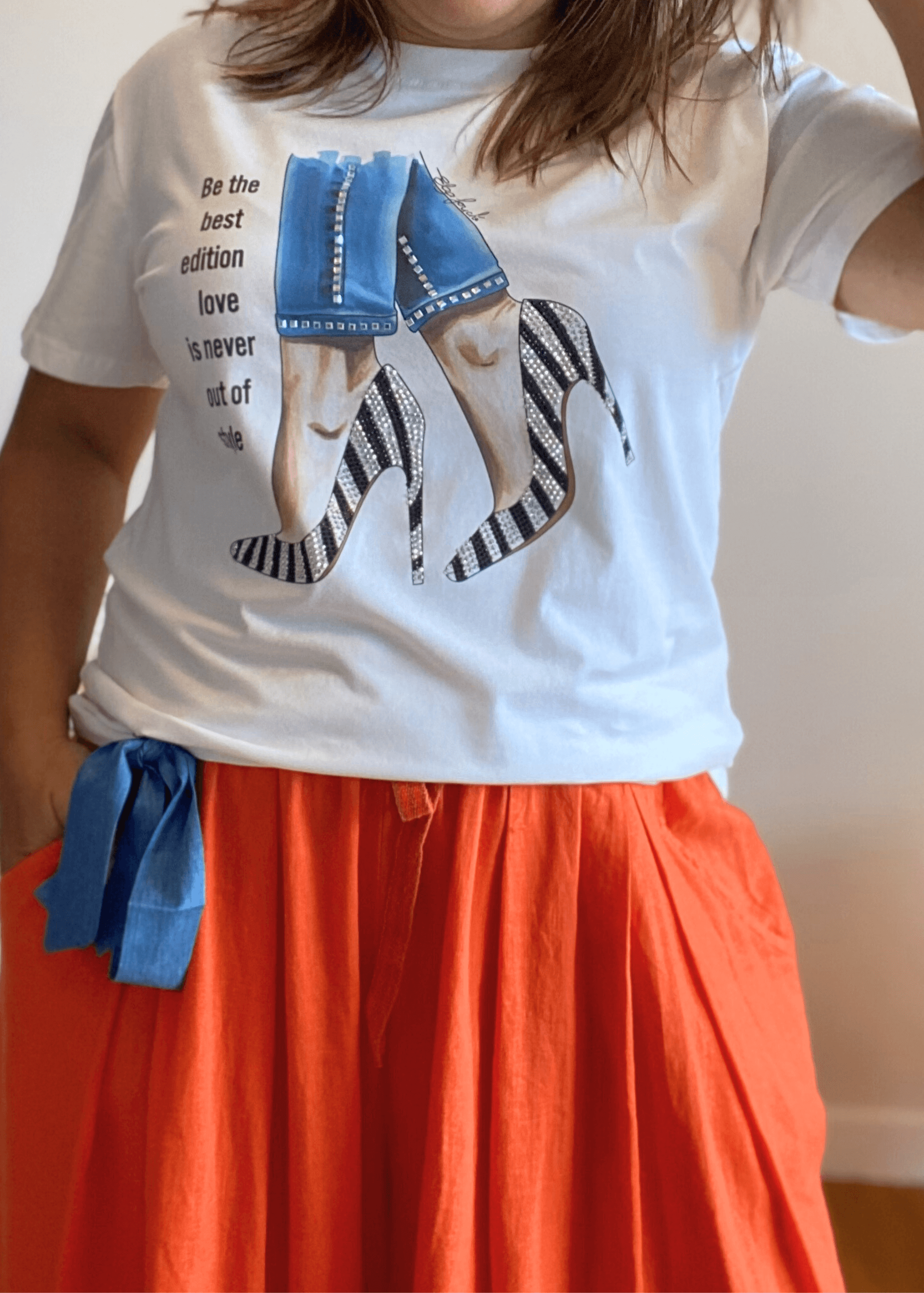 T-Shirt Rebecca Black / S | M - LeChic Moda