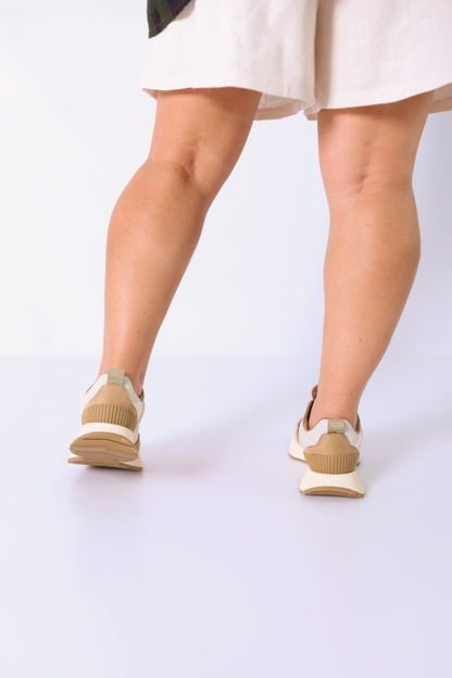 Ténis Estilo Running Camel - CORINA