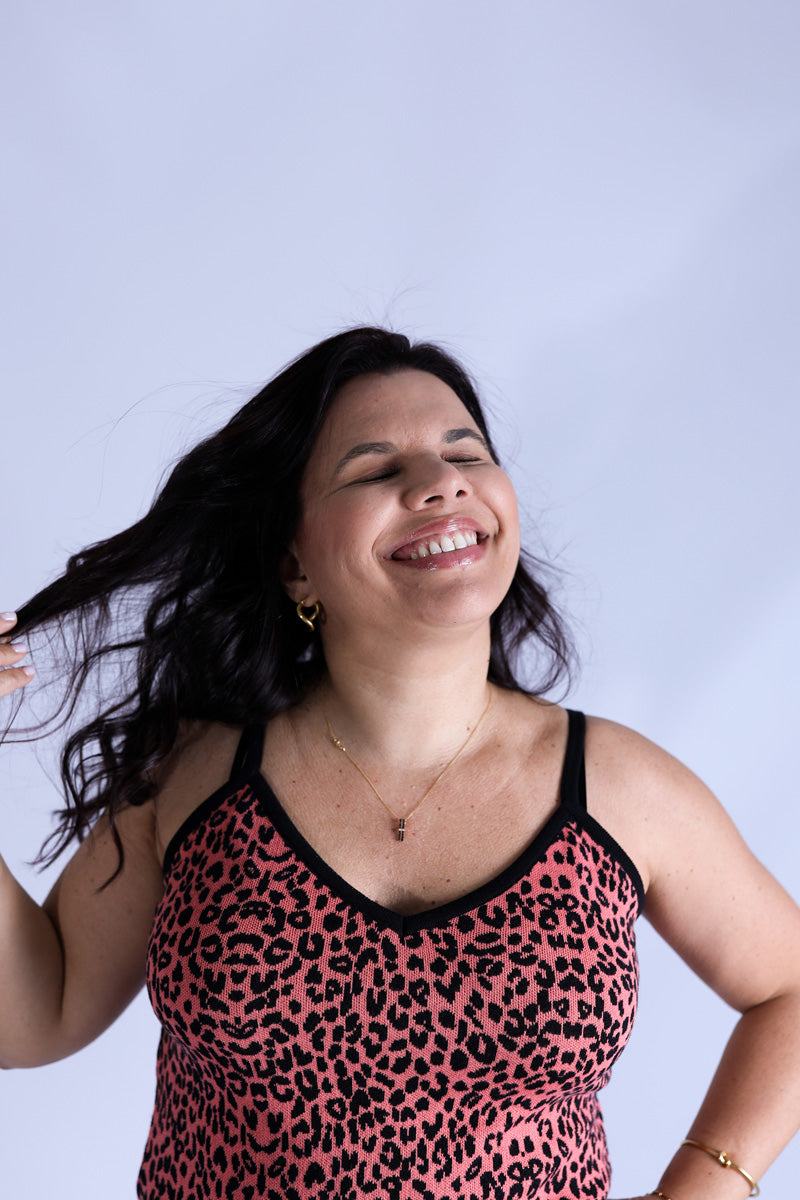 Top Leopardo Coral - RUGA