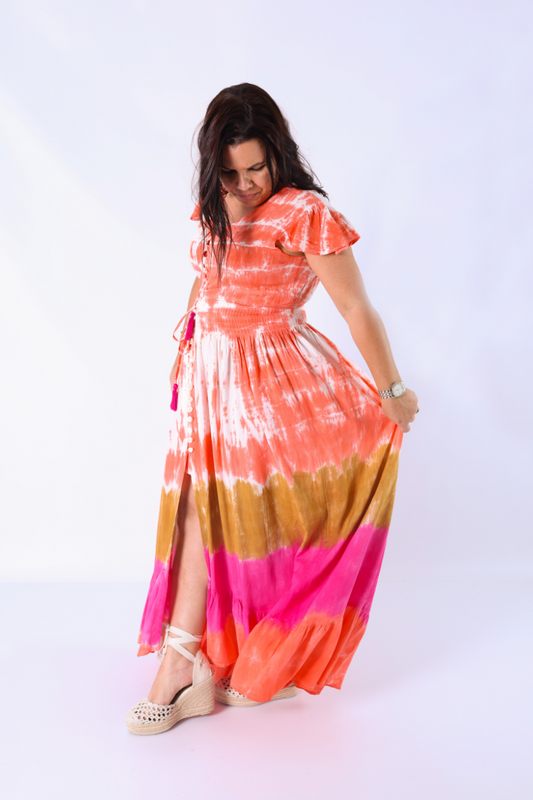 Vestido Luiza Laranja
