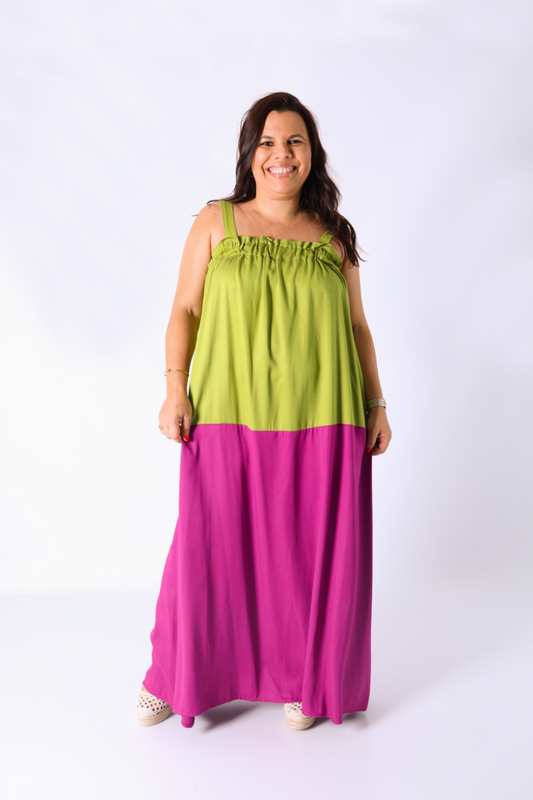 Vestido Pilar Pistache
